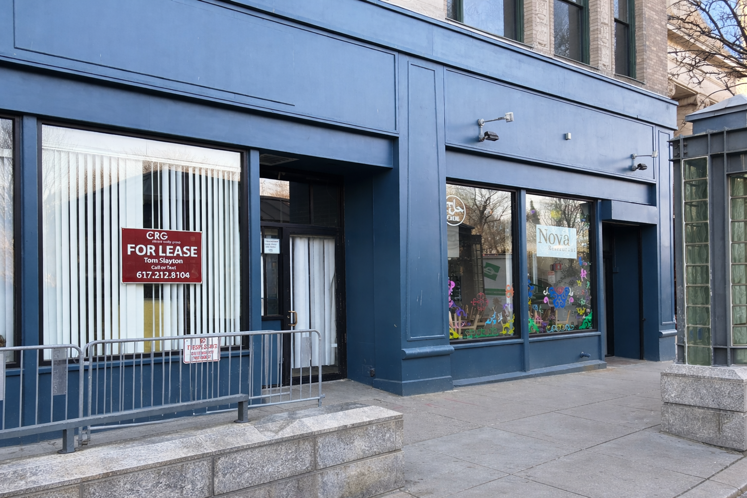 Retail frontage at 131 Tremont Street